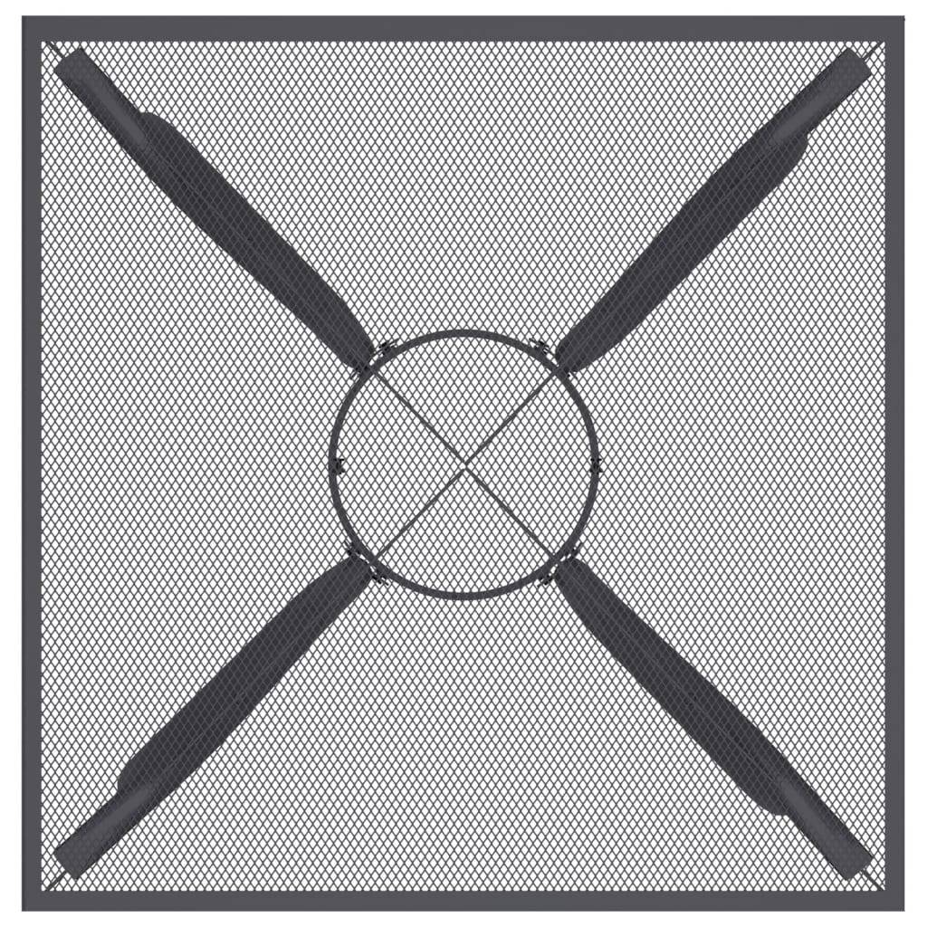 Table bois composite Ikast Anthracite 50 X 50 X 72 cm - P87209A - Image 4