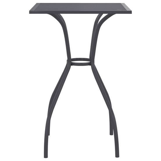 Table bois composite Ikast Anthracite 50 X 50 X 72 cm - P87209A - Image 3