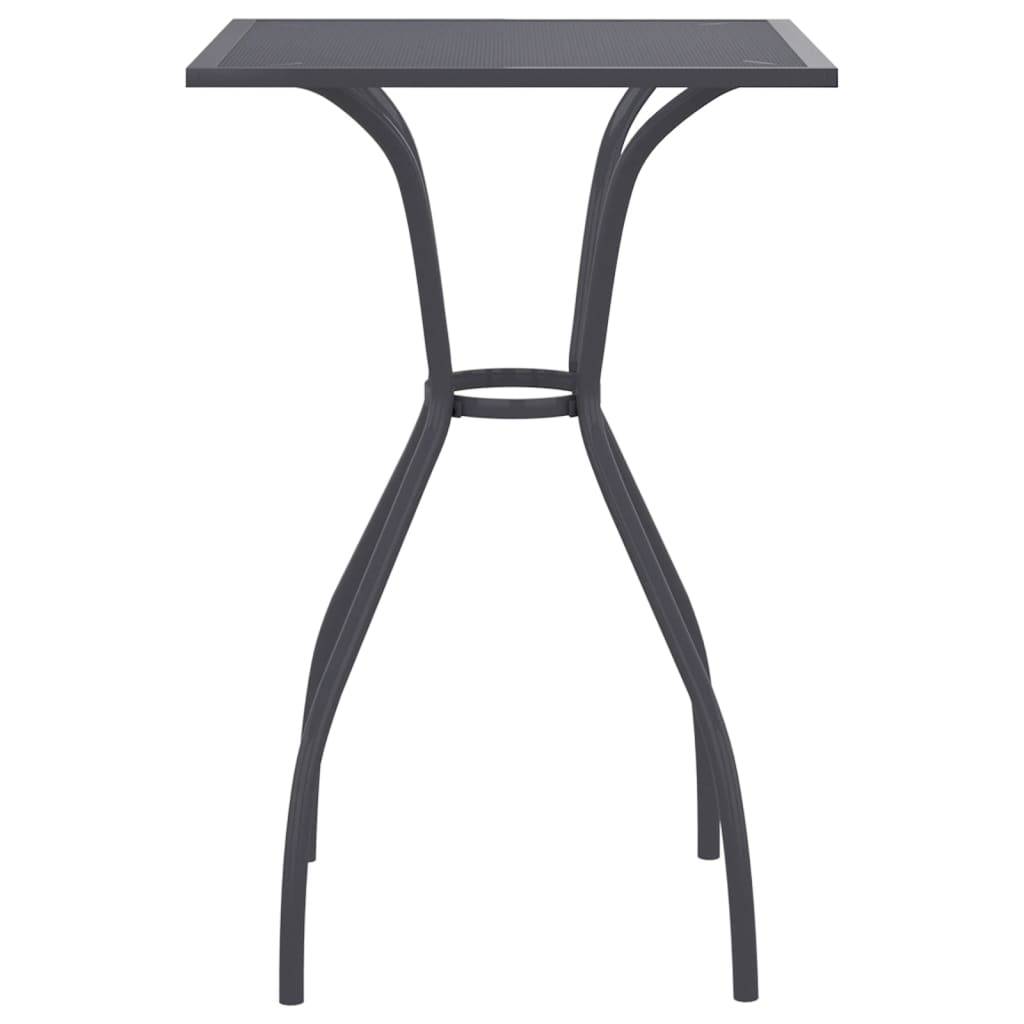 Table bois composite  Ikast Anthracite  50 X 50 X 72 cm  - P87209A - Image 3