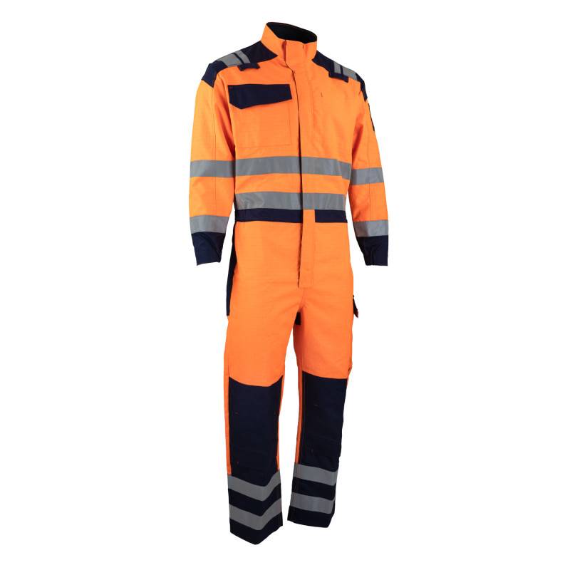 LMA - Combinaison haute visibilité ATEX Risk Pratic - orange/ bleu - LMA - 4156-L - Imagen 2