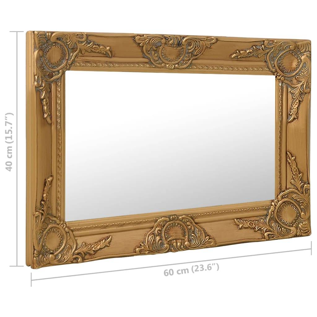 Maison Chic - Miroir mural style baroque 60x40 cm Doré Maison Chic - Image 6