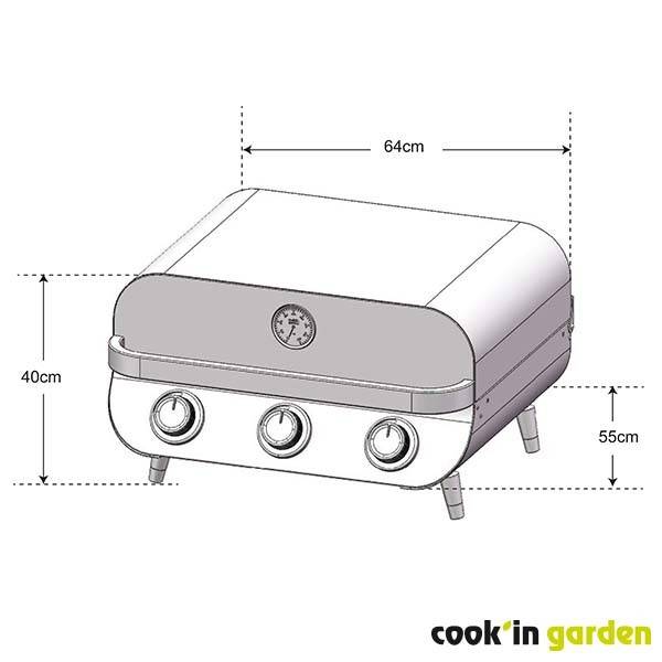 Barbecue Gaz FLAVO 60 - Imagen 6