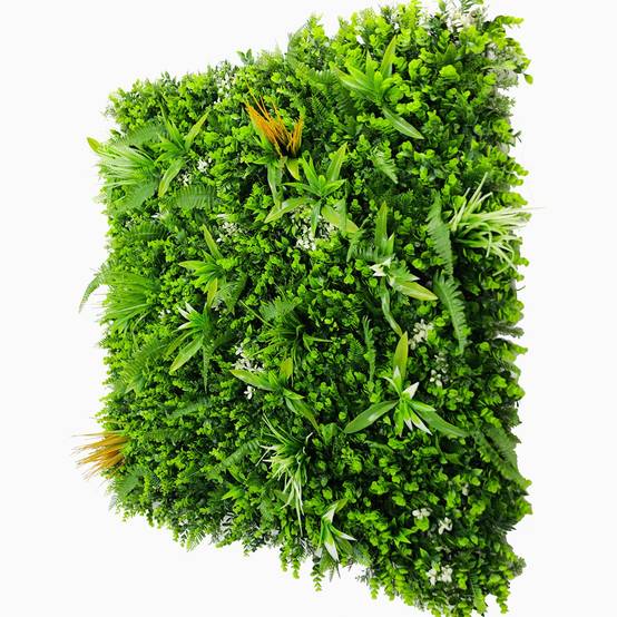 Haie vegetale artificielle ultra-realiste Savane MGS Plaque de 1M x 1M - Image 2