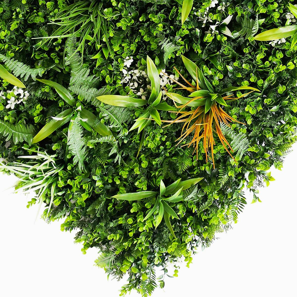 Haie vegetale artificielle ultra-realiste Savane MGS Plaque de 1M x 1M - Image 4