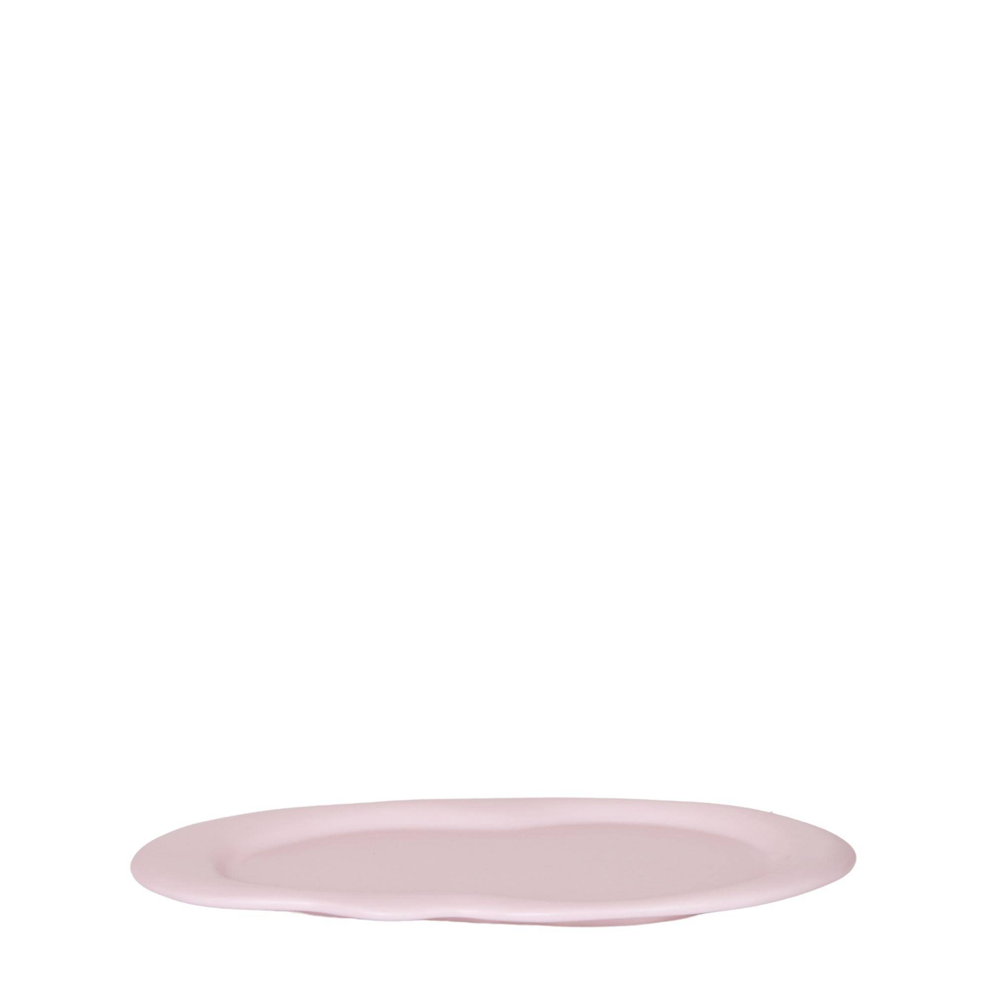 Plateau ovale Cloud - rose - Image 1