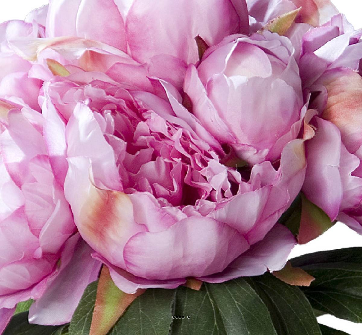 Artificielles - Bouquet de Pivoines artificielles Lavande 7 têtes Diametre 35 cm - couleur: Lavande - Imagen 3