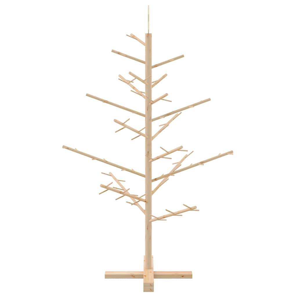 ComfortXL - Sapin de Noël en bois de pin massif Décoration scandinave Naturel 125 cm – ComfortXL Outdoor Living - Image 6