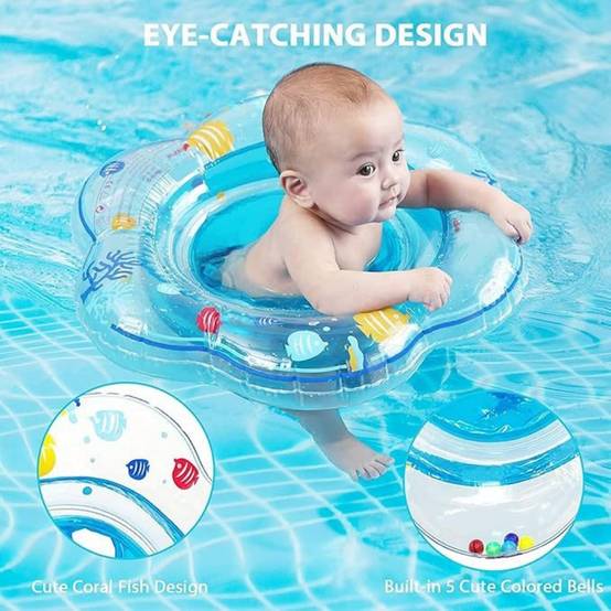 Bouée bébé 6-36 mois avec siège intégré sécurisé - Living123 - Image 8