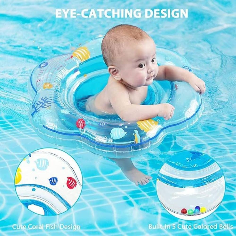 Bouée bébé 6-36 mois avec siège intégré sécurisé - Living123 - Image 8