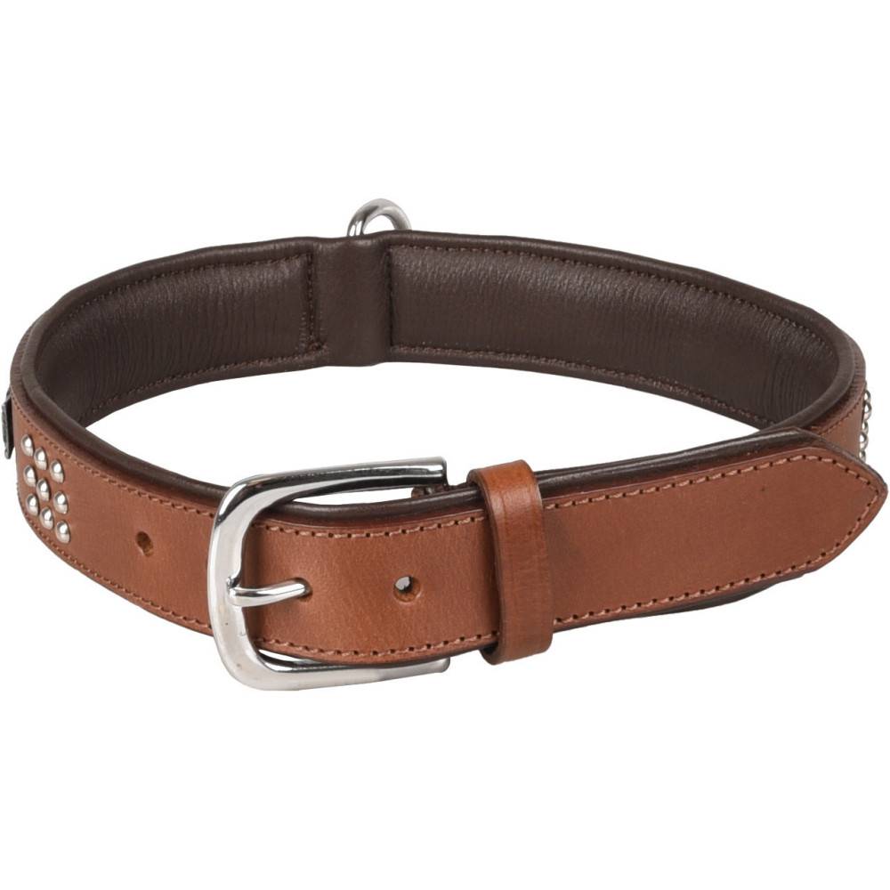 Collier Cuir SEDONA brun taille XXL 51-60 cm pour chien - Imagen 2