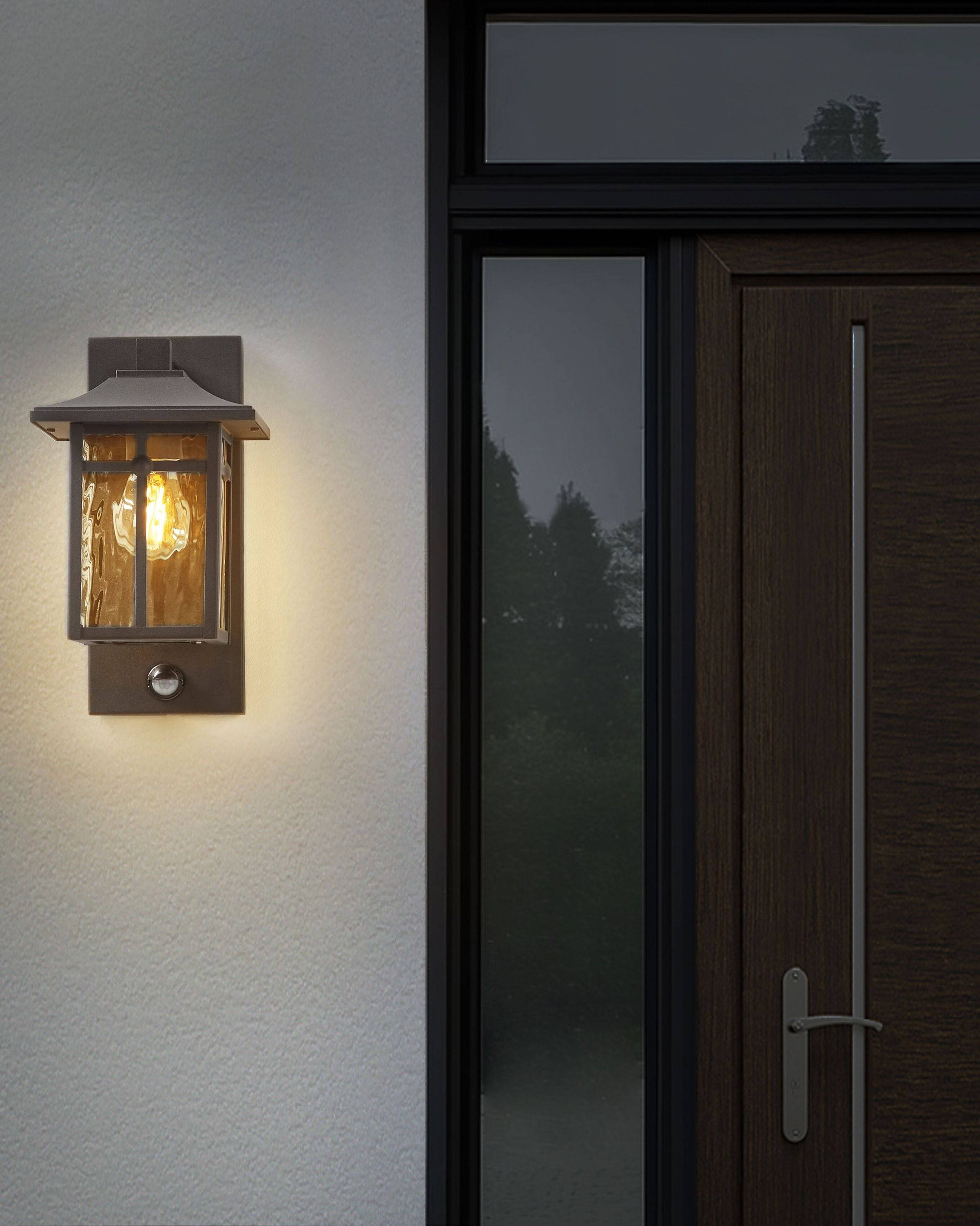 Beliani - Lampe murale pour l'extérieur Métal Noir TEVIOT - Beliani - Imagen 1