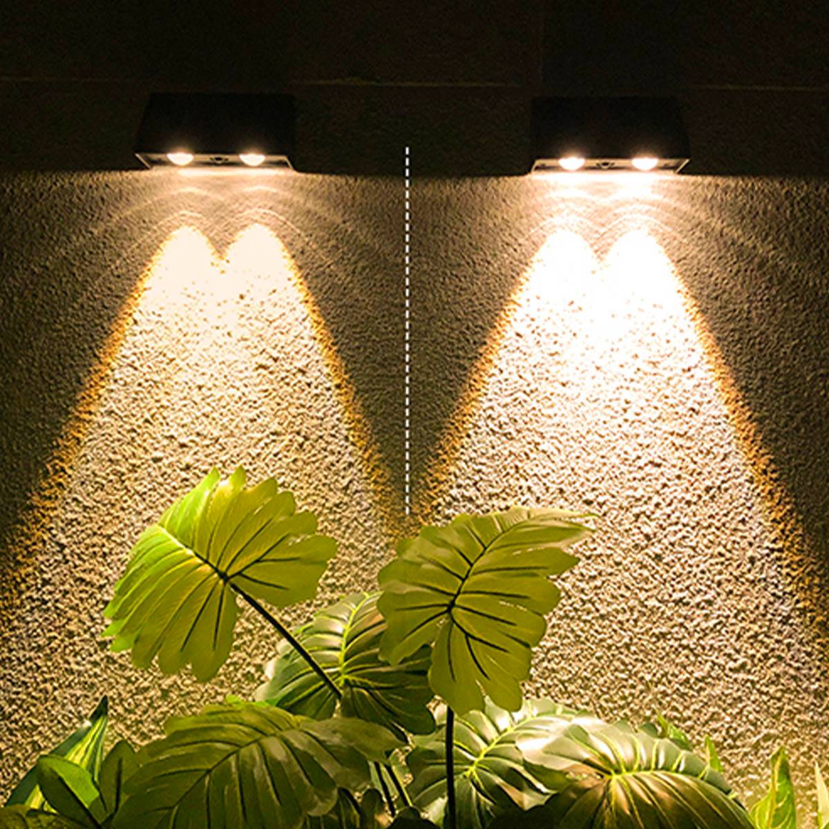 Lumisky - 4 Appliques murales solaires KYLA H6cm - Imagen 3