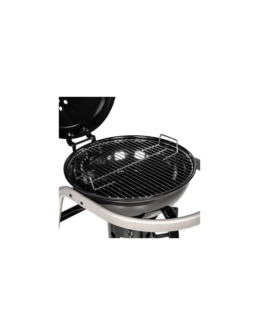 Somagic - Barbecue au charbon de bois avec de 2 modes de cuisson - SOMAGIC - Métal - Noir - Imagen 3