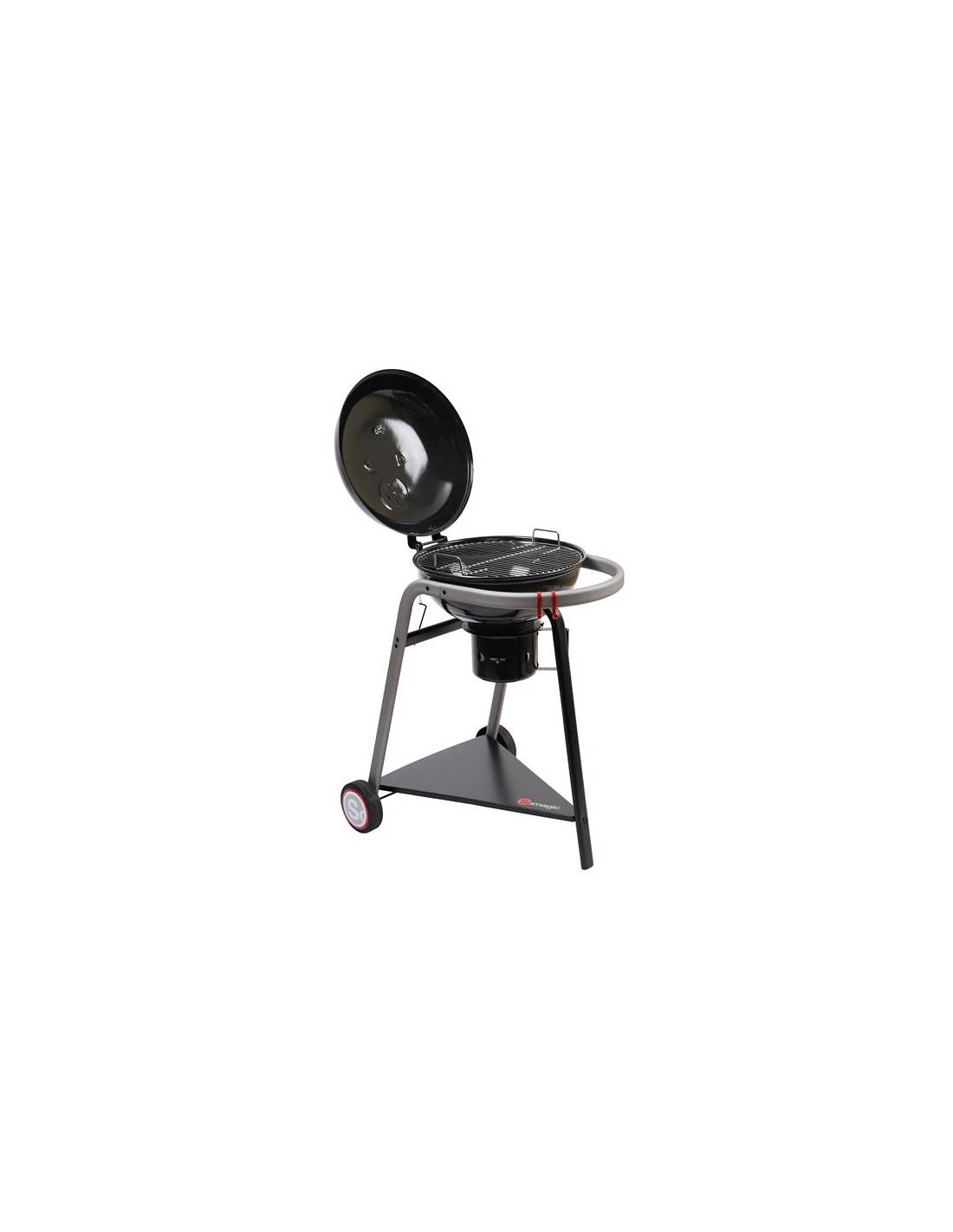 Somagic - Barbecue au charbon de bois avec de 2 modes de cuisson - SOMAGIC - Métal - Noir - Imagen 2