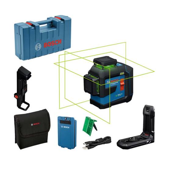 Bosch - Laser lignes BOSCH GLL 80-33 G - 0 601 065 501 Professional - Livré avec coffret de transport et accessoires Bosch - Image 1