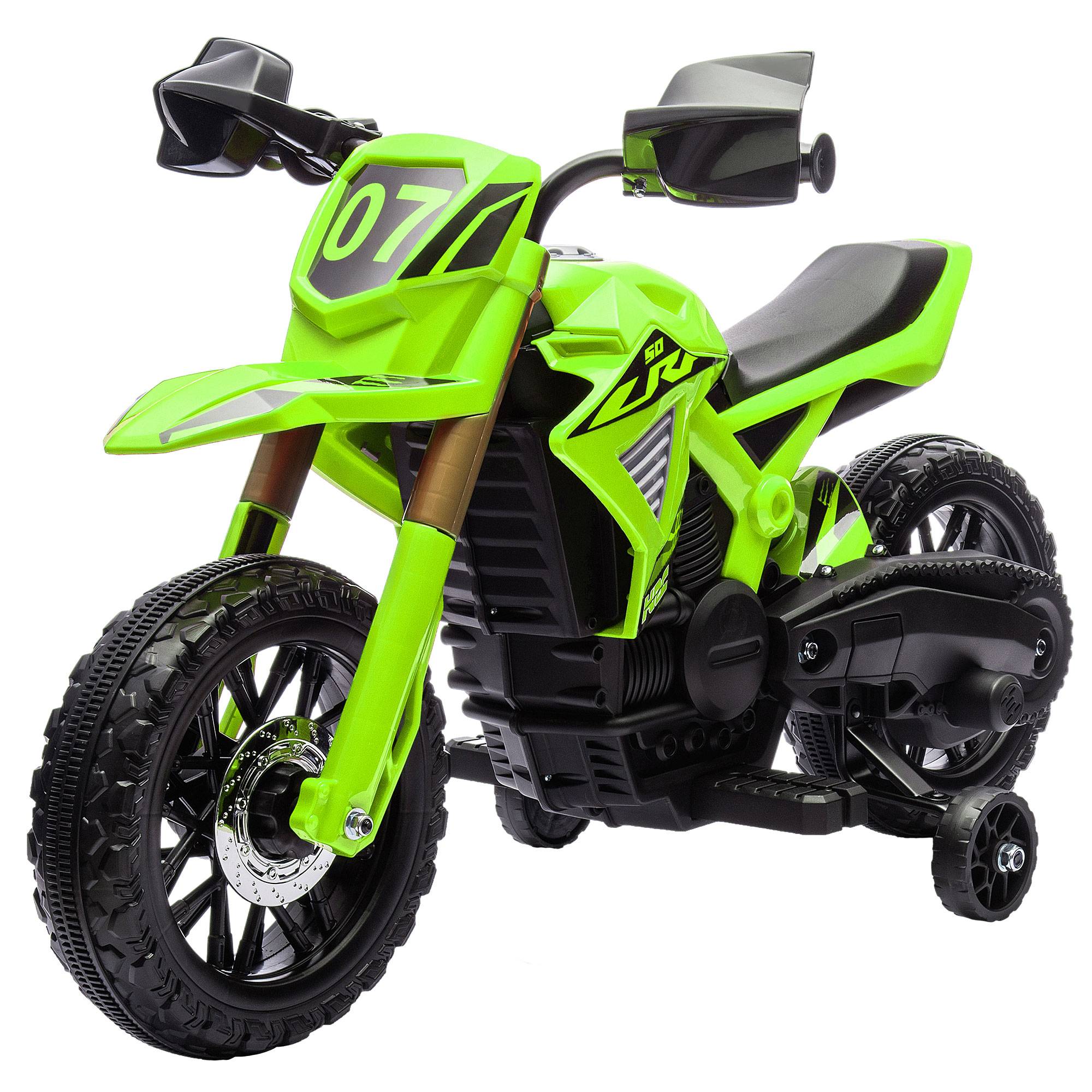 Moto électrique enfant MEGA MOTION Rouge 150W, 2 vitesses 8–16 km/h, pneus tout-terrain 12, autonomie 10 km, idée cadeau - Jeux - Jouets