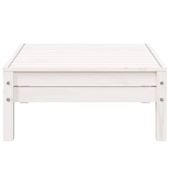 Canapé Extérieur 3 Places Bois Pin Massif Blanc avec Repose-Pieds Palette Design pour Terrasse Style Bord de Mer – ComfortXL Outdoor Living - Image 10