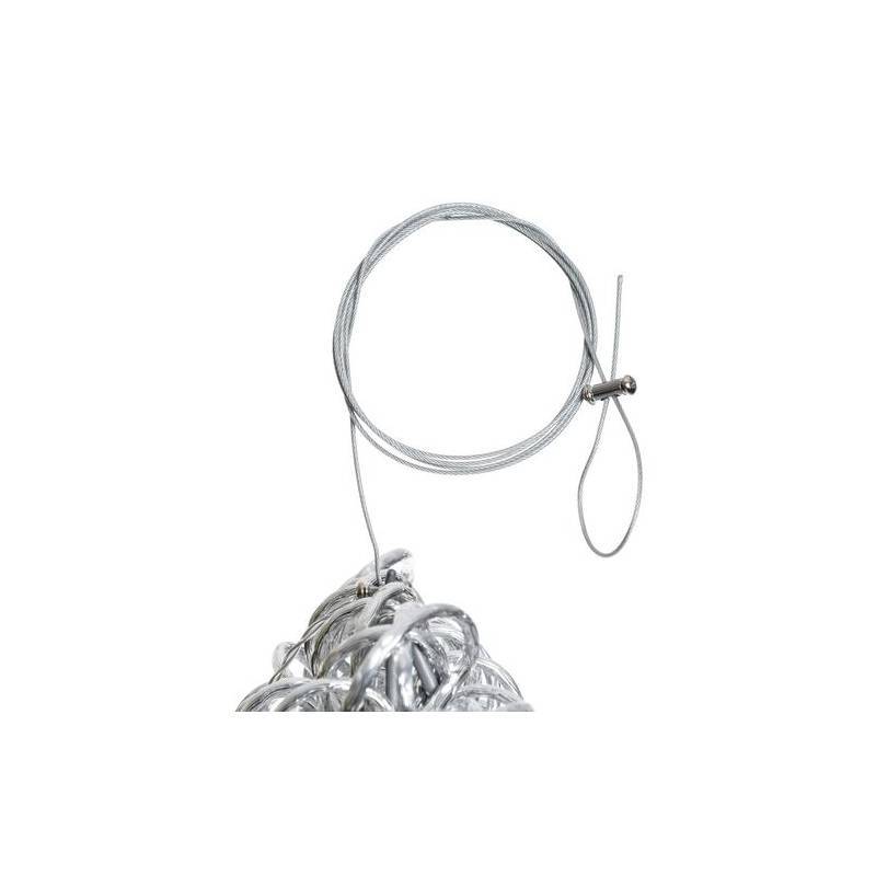 Lotti - étoile lumineuse à LED 3D Aluminium Argenté Gliter Ø40cm 60 leds blanc chaud Lotti - Imagen 6
