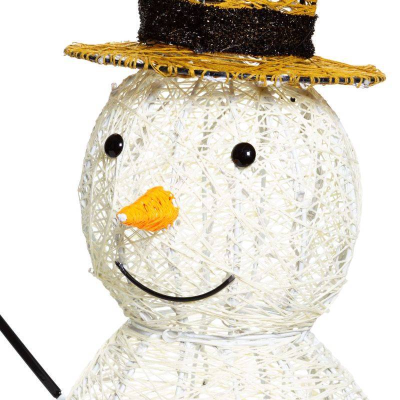 Lotti - Bonhomme de neige lumineux 3D H105cm 220 LED ambré fixe Timer extérieur Smart Connect 31V professionnel Lotti - Imagen 5