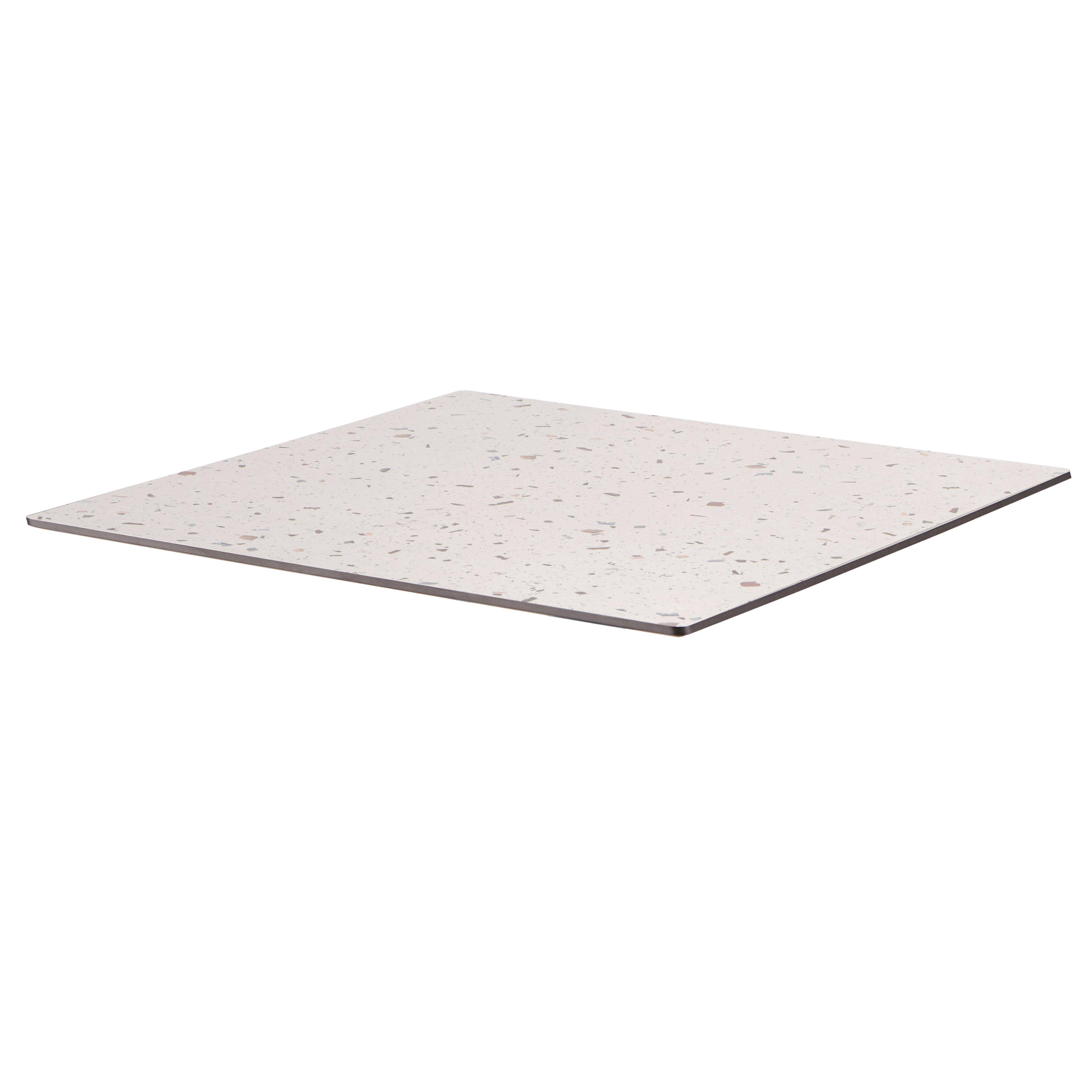 Oviala - Plateau de table stratifié 60x60 cm terrazzo moucheté Opéra - Oviala - Imagen 1