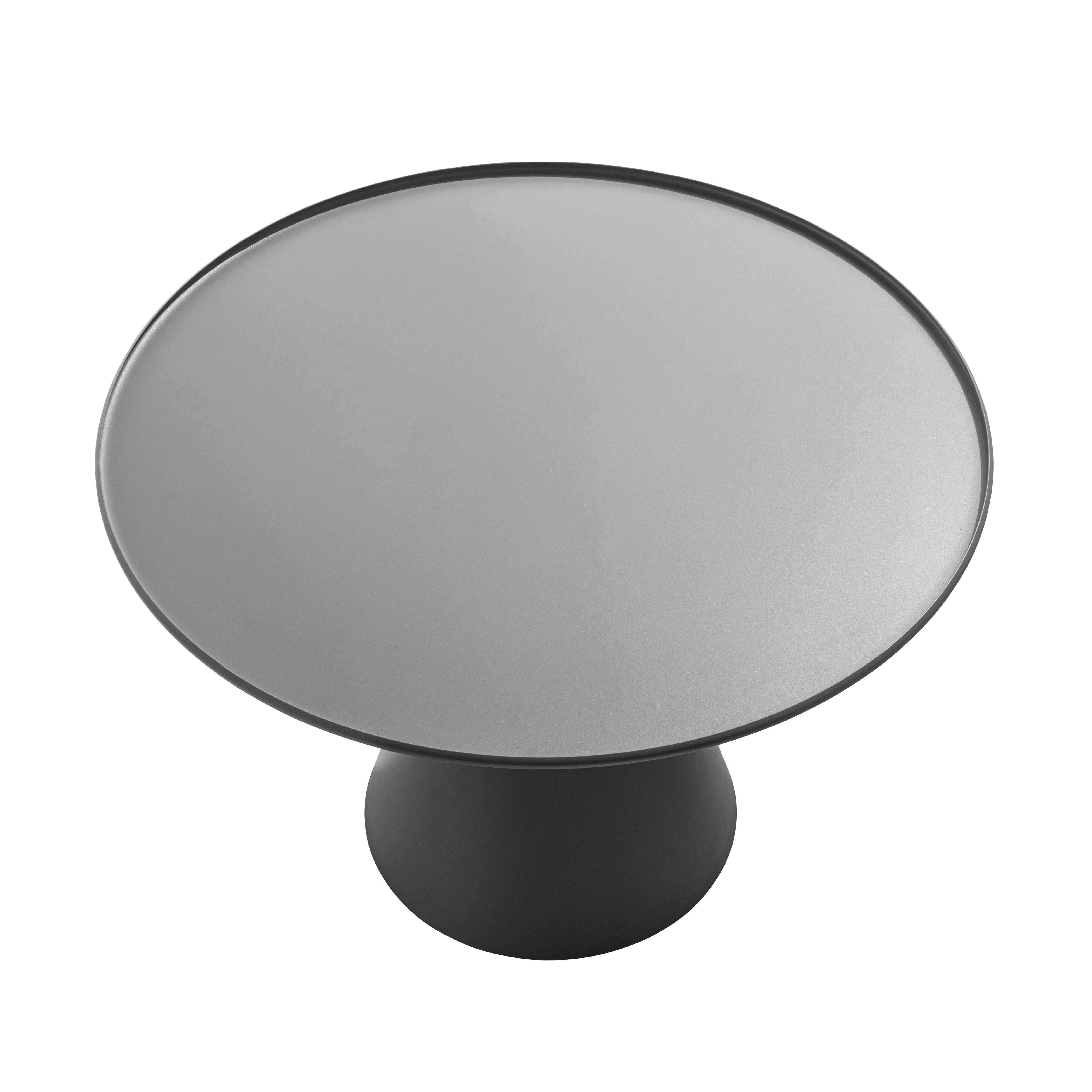 Oviala - Table basse ronde 60 cm en acier gris anthracite Gomba Gomba - Oviala - Imagen 3