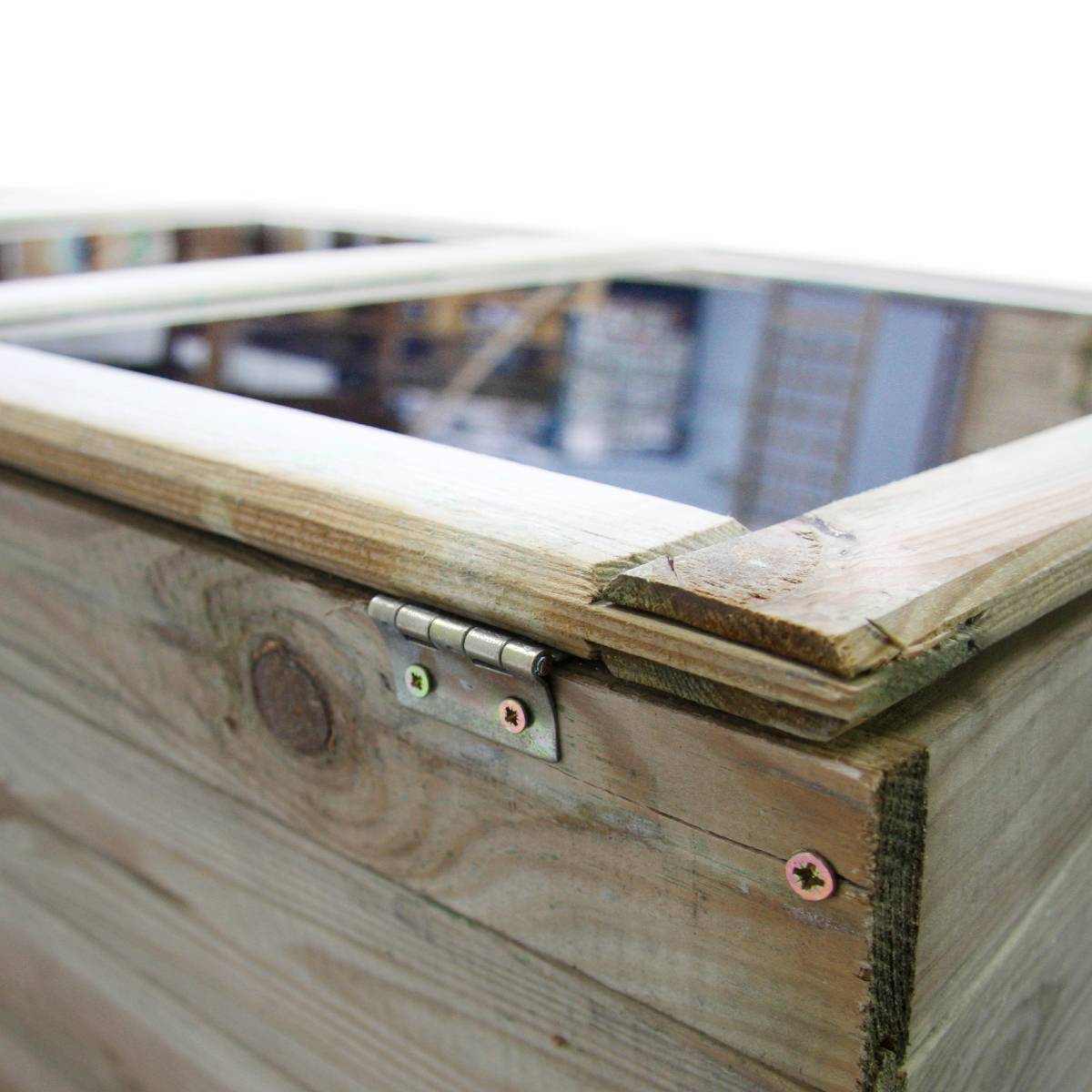 Serre double chassis en bois Florence - Cémonjardin - Imagen 7