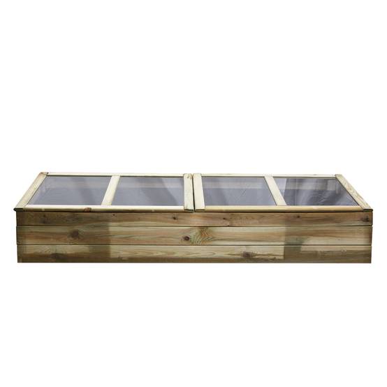 Serre double chassis en bois Florence - Cémonjardin - Imagen 2