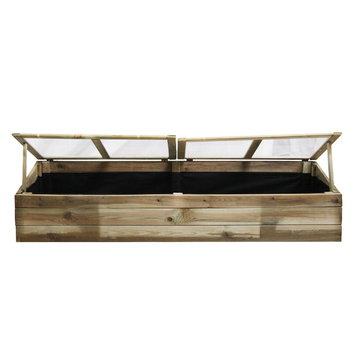 Serre double chassis en bois Florence - Cémonjardin - Imagen 4