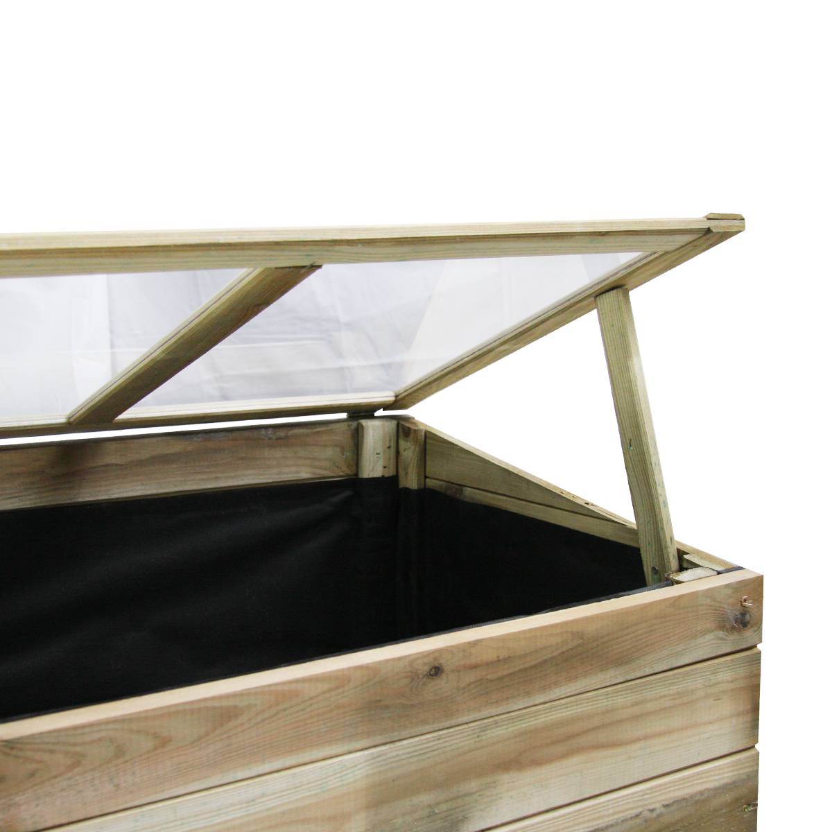 Serre double chassis en bois Florence - Cémonjardin - Imagen 5
