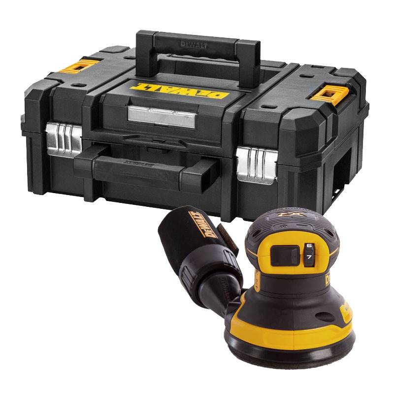 Ponceuse excentrique XR 18V 125 mm Brushless - DEWALT - sans batterie ni chargeur - coffret TSTAK - DCW210NT-XJ - Image 1