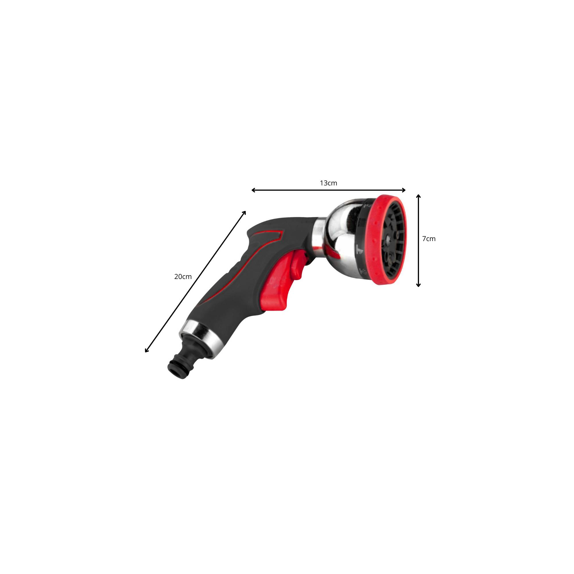 Pistolet d'arrosage et nettoyage - Suan - 10 jets - Dimensions : 20 x 13 x 7 cm - Imagen 2