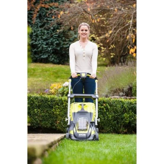 RYOBI - Tondeuse 36V Power Assist™ - Ø coupe 40 cm - ramassage et mulching + batterie 6,0 Ah High Energy et chargeur - RLM36X - Image 2
