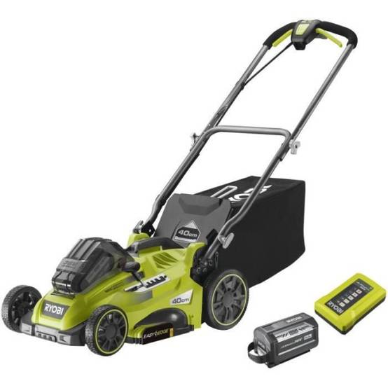 RYOBI - Tondeuse 36V Power Assist™ - Ø coupe 40 cm - ramassage et mulching + batterie 6,0 Ah High Energy et chargeur - RLM36X - Image 1