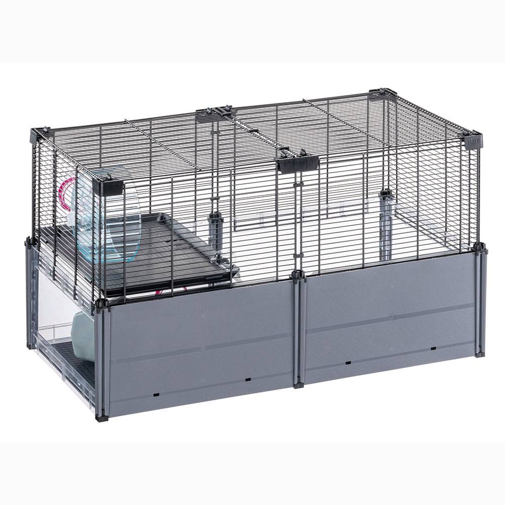 Ferplast - FERPLAST - Cage Hamster - Cage Souris - Cage Hamster Grande - Grillage Métallique - avec Accessoires - Modulaire - Multipla Hamster, 72,5 x 37,5 xh - Imagen 7
