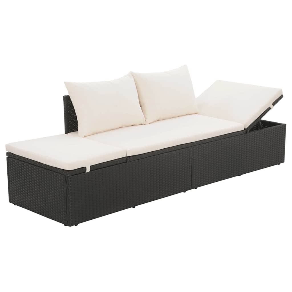 Prolenta Premium - Chaise longue pliante/transat College Corner Blanc 106 X 60 cm - P87209B - Image 4