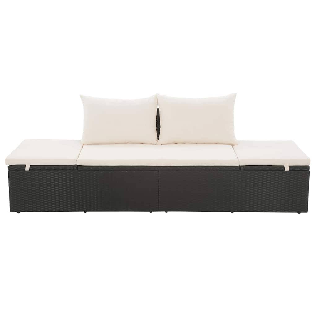 Prolenta Premium - Chaise longue pliante/transat College Corner Blanc 106 X 60 cm - P87209B - Image 3
