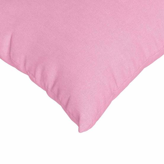 Set de 2 Coussins Décoratifs Tissu Doux Déhoussables pour Chambre et Salon Rose 50x50 cm – ComfortXL Outdoor Living - Image 7