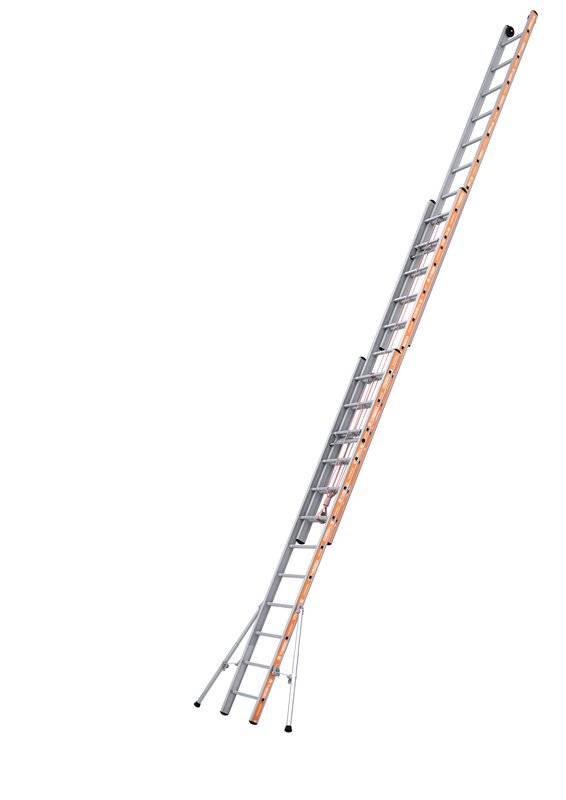 Echelle PRONOR COULISSE CORDE 3 PLANS - 8M57 - 3X12 Tubesca-Comabi