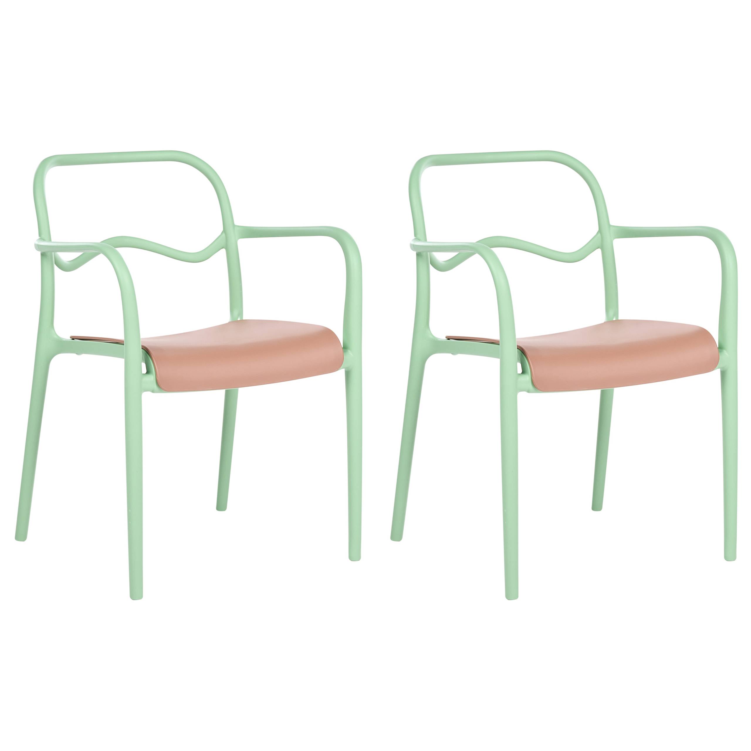 Beliani - Chaise de jardin Polypropylène Vert THASOS - 57x57x80- Beliani - Image 2