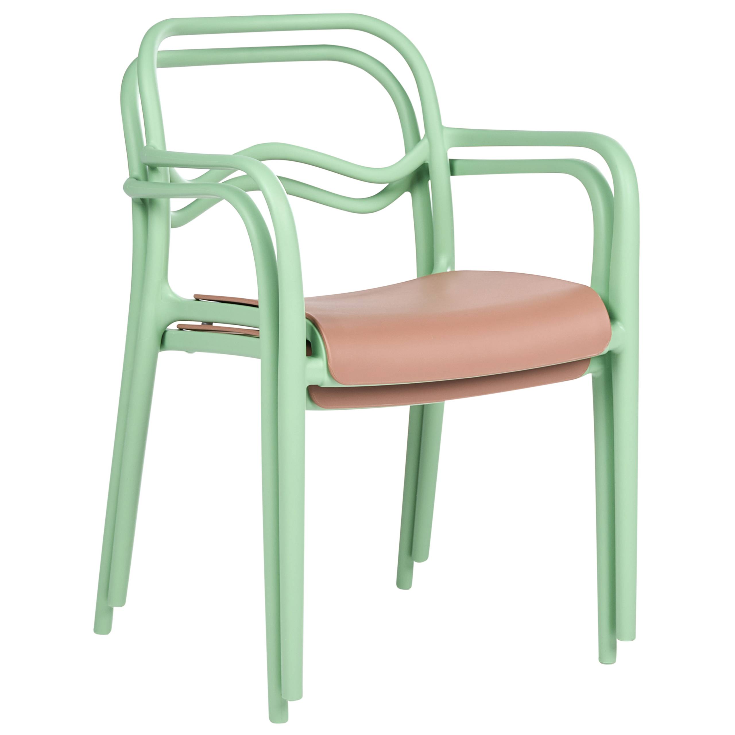 Beliani - Chaise de jardin Polypropylène Vert THASOS - 57x57x80- Beliani - Image 7