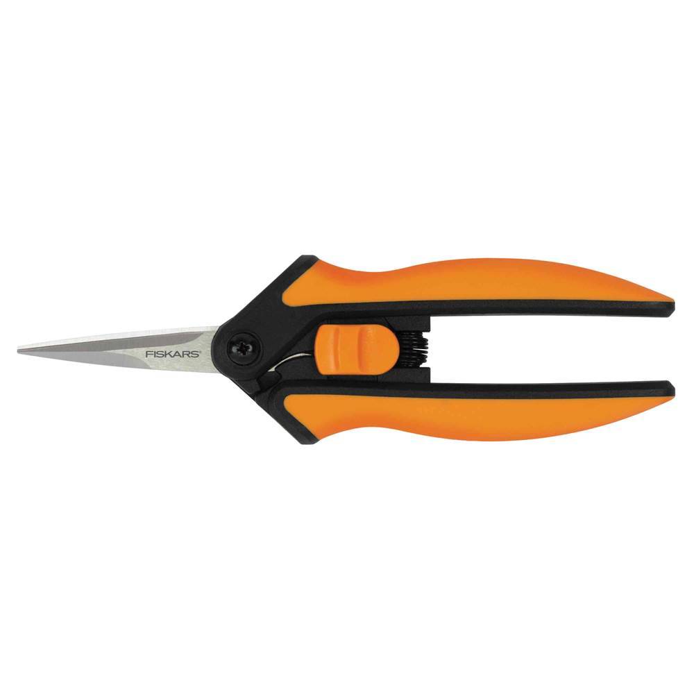 Fiskars - Tijeras de flores de precisión Micro-tip Solid SP13 Fiskars