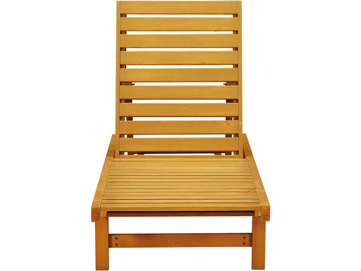 Habitat Et Jardin - Lot De 2 Bains De Soleil En Bois "rawai" - Marron Clair -habitat Et Jardin - Imagen 3