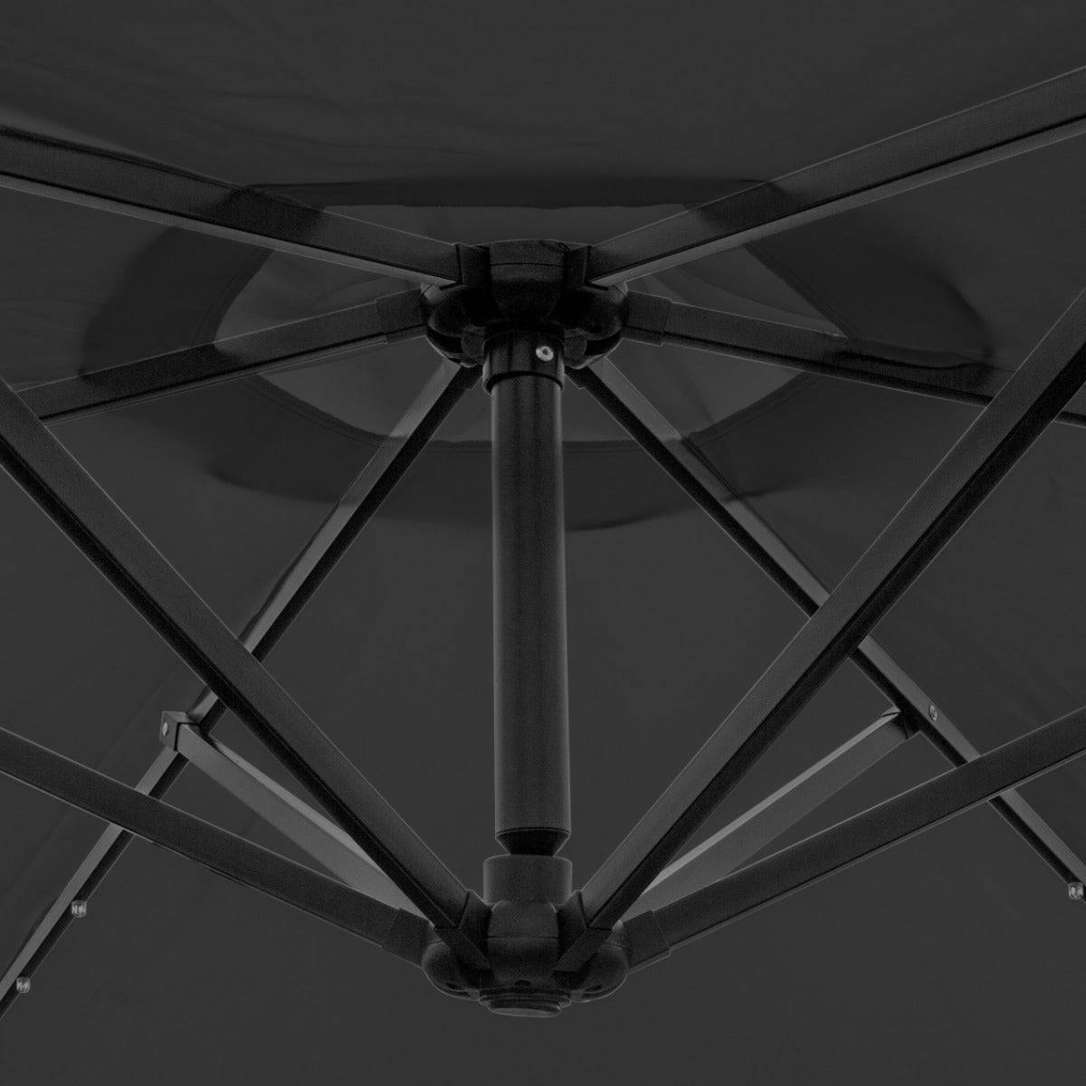 Monstershop - Parasol Gris 3m avec LED's Intégrés - Imagen 5