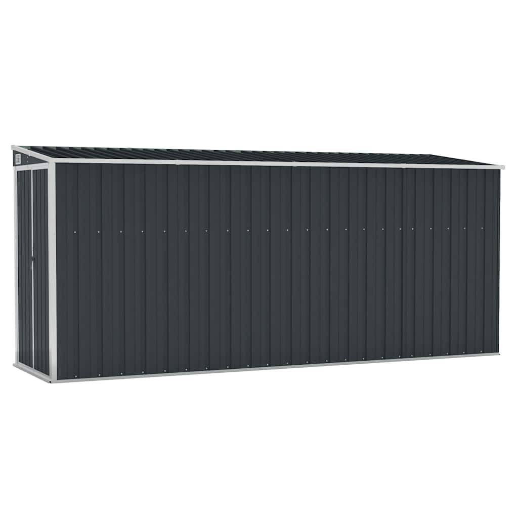 Vidaxl - Abri de jardin mural Anthracite 118x382x178 cm Acier 4.5m² vidaXL 316231 - Image 2