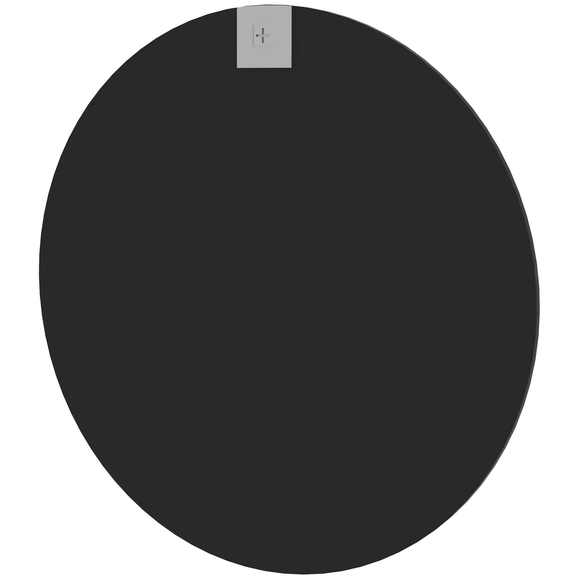 ComfortXL - Miroir Mural Rond Cadre Aluminium Salle de Bain Salon Ø61cm Noir - ComfortXL Outdoor Living - Image 4