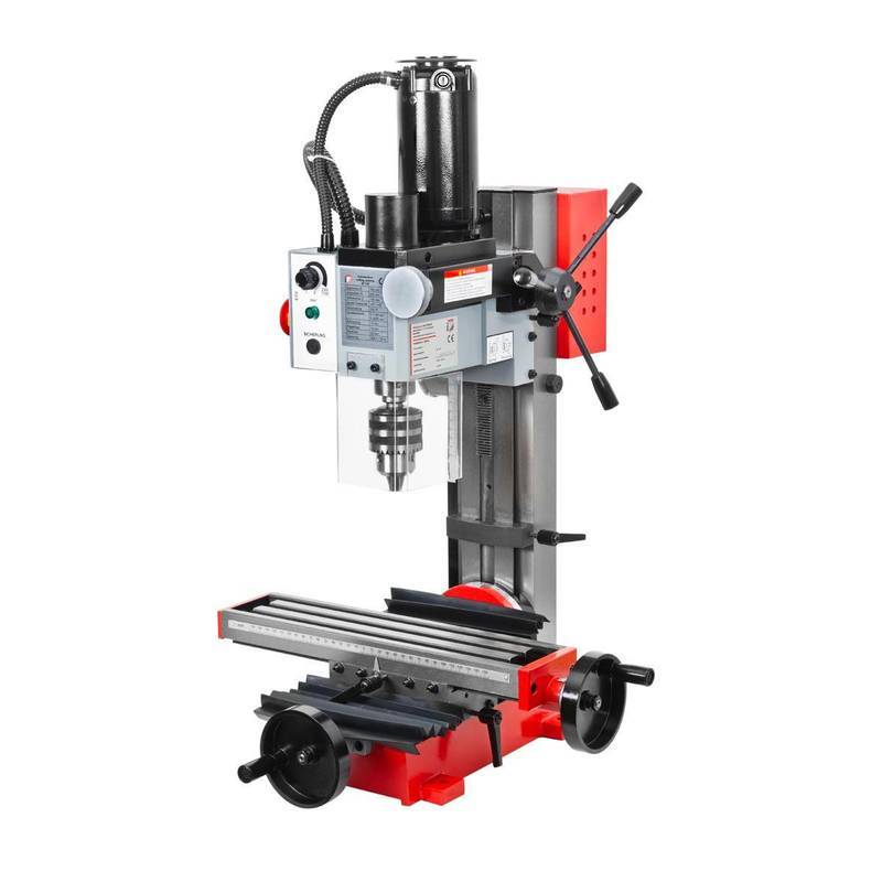 Fraiseuse verticale métal inclinable - D. 30 mm - 230V - 350W Holzmann