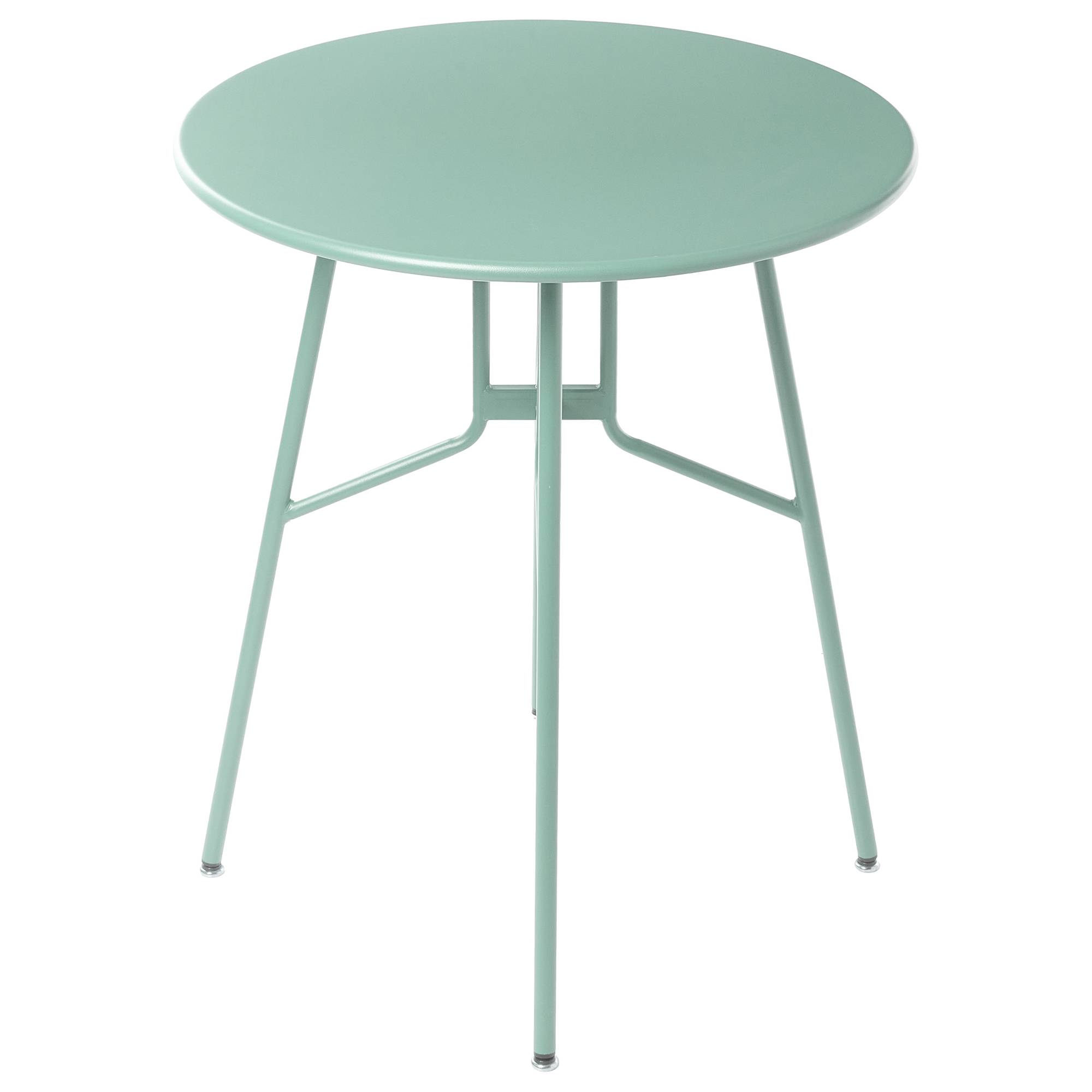 Table ronde, 4 Personnes Métal Vert clair TALTAL - Beliani - Image 3