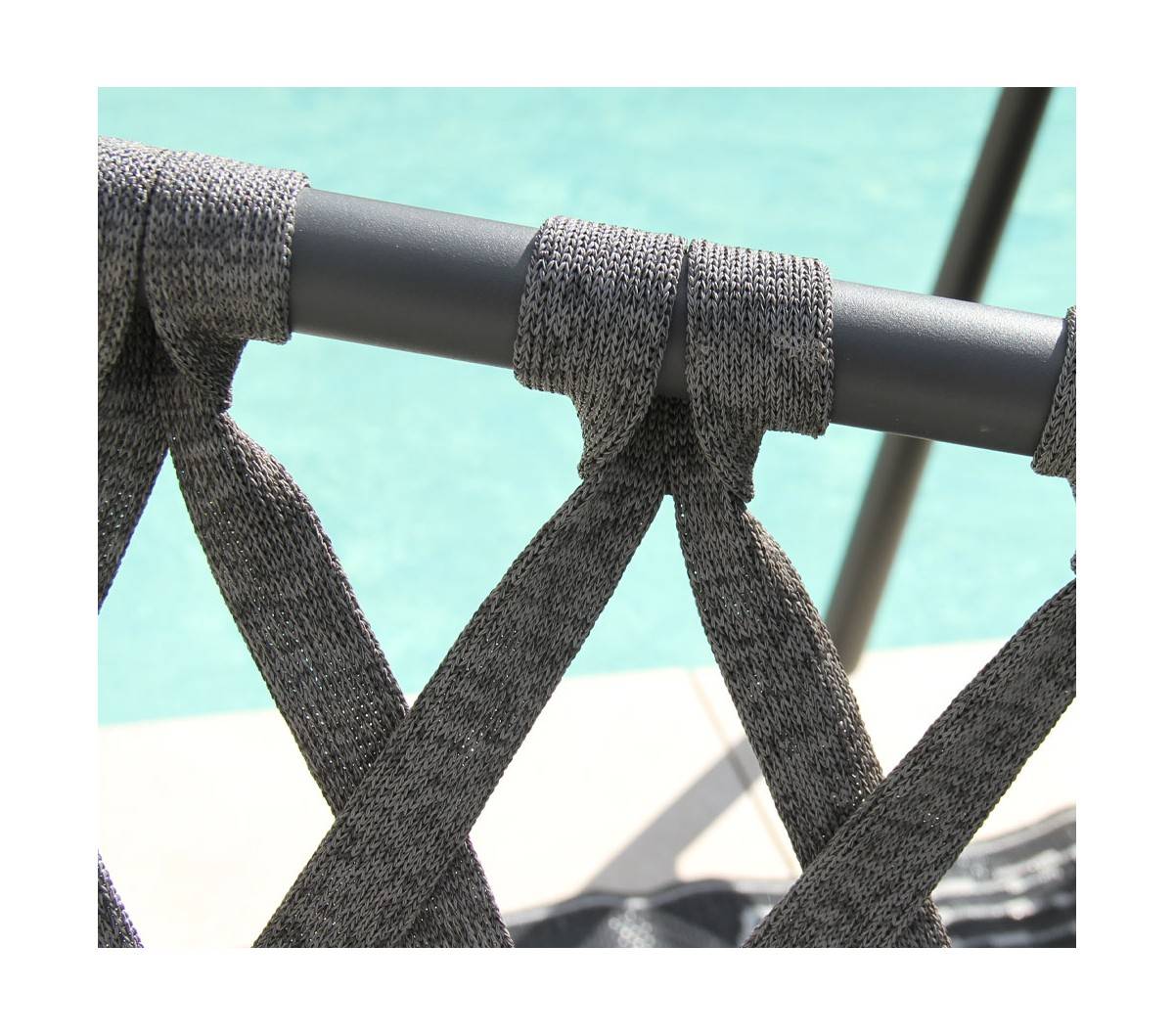 Salon de jardin - 5 places en Aluminium - HYDEN - Imagen 4