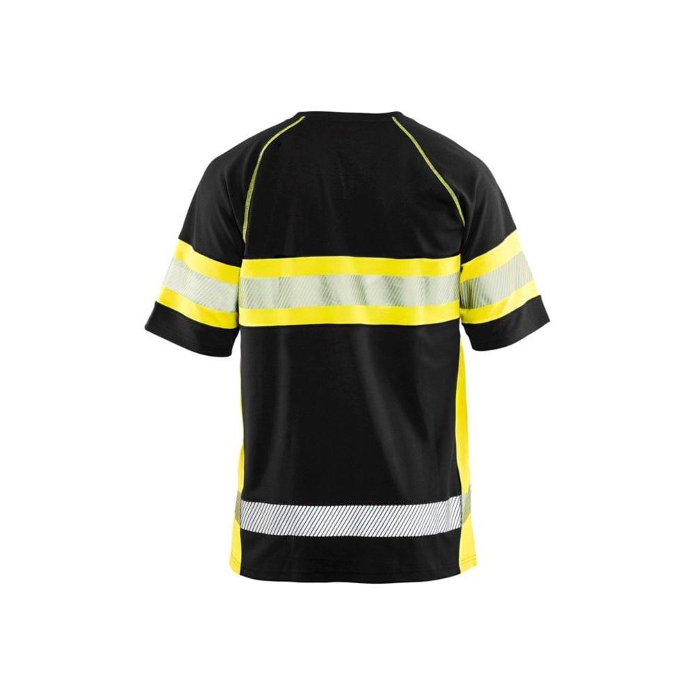 T-shirt haute visibilité Blaklader anti-UV et anti-odeurs Noir / Jaune XL - Image 2