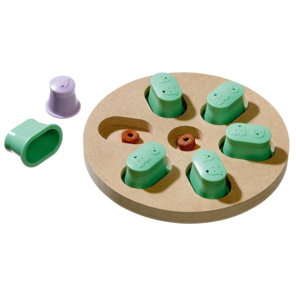 Flamingo - jeu de stratégie pour chien cache friandises DOGGY Brain train Discover ø 25 x 4.5 cm - Imagen 2